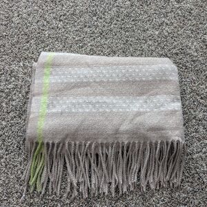 DF Cashmere Wool Scarf Light Brown